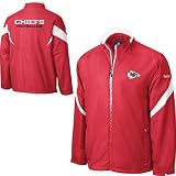 Reebok Kansas City Chiefs Men's Flatline Sideline Mid Weight Jacket