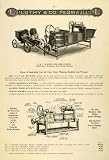 1912 Ad Antique ABC Roanoke Washing Machine Power Wringer Clothes Laundry Tub - Original Print Ad