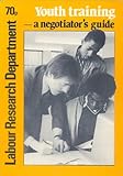 Youth training : a negotiator's guide
