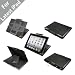 Acase (TM) iPad 3 (The New iPad) Xpin 360 Degrees Rotating Stand Case for Apple iPad 3 3rd Generation WiFi / 4G LTE Model 16GB, 32GB, 64GB NEWEST MODEL (BLACK)