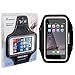 Ubegood Waterproof Sport Armband with Adjustable Running Belt for iPhone 6/6s/5/5s/5c,Galaxy S6 edge/S6/S5/S4 (White)