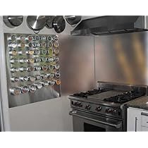 Stainless Backsplash, 30X23.25 with Hemmed Edges