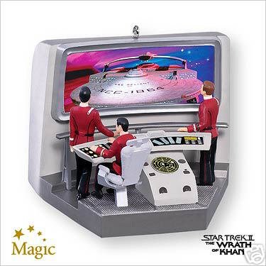 Star Trek Wrath Of Khan 2007 Hallmark Ornaments Magic