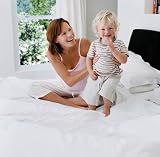 Homedics DSH-UPadF DreamSheild Pillow Top Mattress Pad, Full Size, White