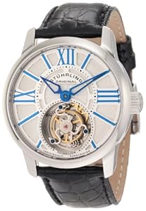 Stuhrling Original Men's 296D.331X2 Viceroy Tourbillon Limited Edition Mechanical Silver Dial Watch