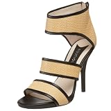 Boutique 9 Women's Joanna High Heel Sandal,Natural/Black,7 M US