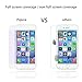 Pajuva iPhone 6 / 6S Plus Full Screen Protector Tempered Glass HD Anti Blue Light Protect Eyesight 5.5 inch (Anti Blue Light - White)