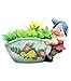 SINTECHNO SNF91201 Cute Gnome Dragging The Flower Pot Planter