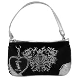 MLB Chicago White Sox Ladies Sports Luxe Wristlet - Black