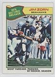Jim Zorn RB Seattle Seahawks (Football Card) 1977 Topps #455 at Amazon.com