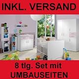 Babyzimmer Isabel Weiss/Flieder 8tlg.