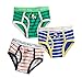 JN&LULU Baby Toddler Kids Boxer Brief 3-Pack Underwear Set-Cartoon Car