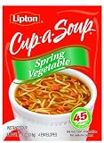 Big Save Lipton Cup-a-Soup, Spring Vegetable, 4-Count Pouches per Box (Pack of 12) by Lipton