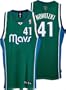 Dirk Nowitzki Green adidas NBA Kelly Authentic Dallas Mavericks Jersey