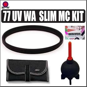 B+W 77mm UV Haze 010 (MRC) Multi-Resistant Coating Glass Filter Slim KIT For Nikon 24-70mm f/2.8G ED AF-S Nikkor Wide Angle Zoom Lens