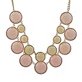 Snowman Lee European Style Chain Colorful Mixing Gemstone Gold Plated Necklace
