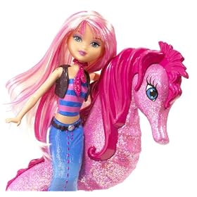Barbie In A Mermaid Tale Pink Seahorse Stylist Doll by Mattel
