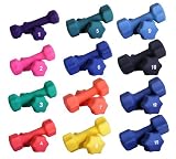 Neoprene Dumbbell Set- 1-10, 12 & 15 LB Pairs, Rack not included