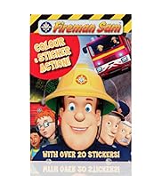 Fireman Sam Colour Sticker Action Book
