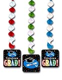 Graduation Design Dangling Cutout - Pack of 3