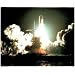 Nasa Early Morning Space Shuttle Launch Art Poster Print - 20" X 16"