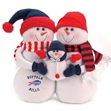 NFL Buffalo Bills Snowmen Family Holiday Table Top Decoration