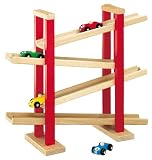 HEROS 100027332 - Holz Auto-Rennbahn 37 x 12,5 x 31,5 cm HEROS 100027332 - Holz Auto-Rennbahn 37 x 12,5 x 31,5 cm