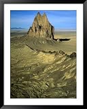 Shiprock Land Formation, Shiprock, USA Lonely Planet Collection Framed Art Poster Print by Jim Wark, 39x49