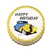 Lucks Edible Image Hot Rod Birthday, 12 pk