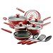 Silverstone Culinary Colors 13 Piece Cookware Set, Red