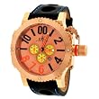 Adee Kaye #AK7220-MRG91 Men's Rose Gold Tone Oversized Chronograph Watch