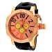 Adee Kaye #AK7220-MRG91 Men's Rose Gold Tone Oversized Chronograph Watch