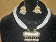 Princess Lac Jewlry Set-handcrafted Lacquer Necklace with Earrings 3pc Set