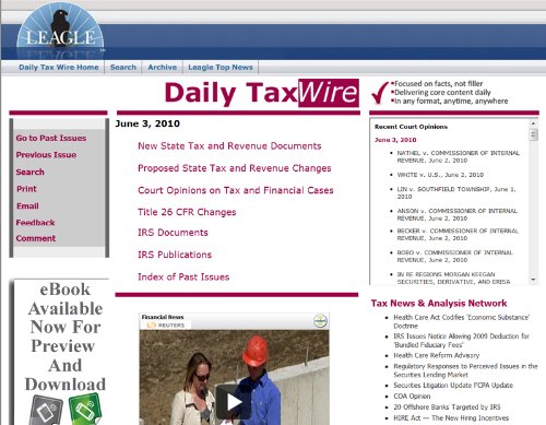 Leagle Daily Tax Wire