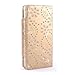 iPhone 6 Plus Case, iPhone 6S Plus Wallet, HESPLUS Bling Sparkle PU Leather Flip Folio [Detachable] Wallet Cover Magnetic with Card Slot Holder for iPhone 6 Plus/iPhone 6S Plus 5.5 Inch - Gold