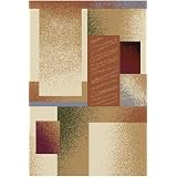 Contemporary Area Rug New Generation Home Dynamix 4'x5' Cream by 