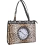 Ashley M Leopard Clock Bag - Leopard