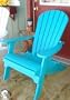 Folding Polywood Adirondack Chair in Teal