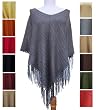 Handmade Poncho with Hand-crocheted Border - Acrylic and Cotton Mixed Yarn (Recommended for women wearing Medium and Large Sizes) Handmade Poncho with Hand-crocheted Border - Acrylic and Cotton Mixed Yarn (Recommended for women wearing Medium and Large Sizes)