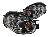 Anzo USA 121030 Dodge Neon Crystal Black Headlight Assembly - (Sold in Pairs)