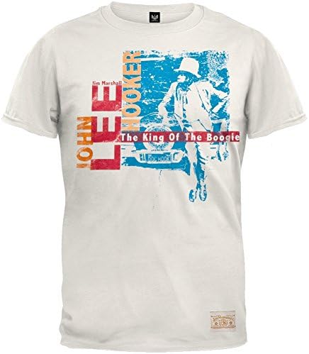 John Lee Hooker - Mens King Of Boogie Premium T-shirt - Medium White
