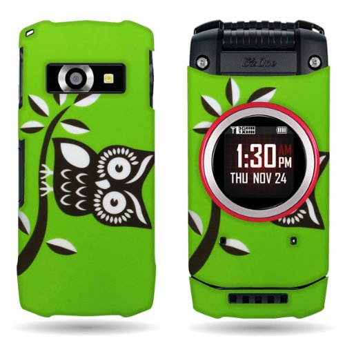 CoverON® Hard Slim Design Case for Casio G'zOne Ravine 2 - with Cover Removal Pry Tool - Green Owl CoverON® Hard Slim Design Case for Casio G'zOne Ravine 2 - with Cover Removal Pry Tool - Green Owl