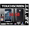 16GB MP3-Player MP4-Player touchscreen 7,1cm (2,8 Zoll 2.8) + Mini SD Slot + Eingebaute KAMERA 1.3 MPixel + 16 GB