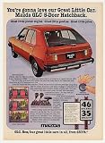 1978 Mazda GLC Deluxe 5-Door Hatchback Print Ad