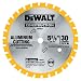 DEWALT DW9052 5-3/8-Inch 30 Tooth Aluminum and Non-Ferrous Metal Cutting Saw Blade with 5/8-Inch Arbor