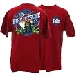 Peace Frogs Adult Firefighter Short Sleeve T-Shirt