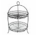 Plate Rack with 2-Tiers - Black