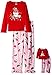 Dollie & Me Girls' Santa Cupcake Sleepwear Set