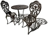 Strathwood Cast Aluminum Garden Bistro Set
