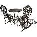 Strathwood Cast Aluminum Garden Bistro Set